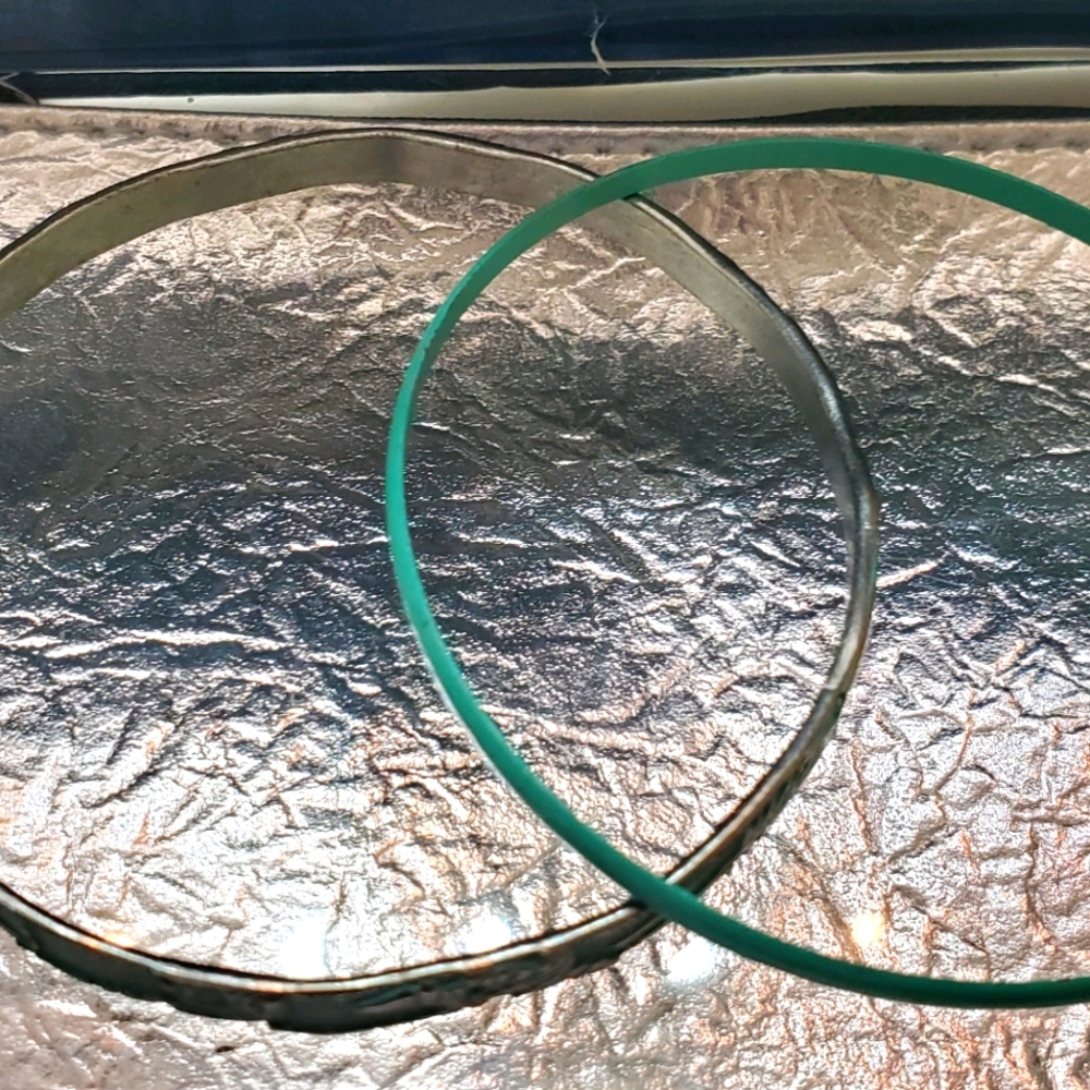 Two turquoise bangles